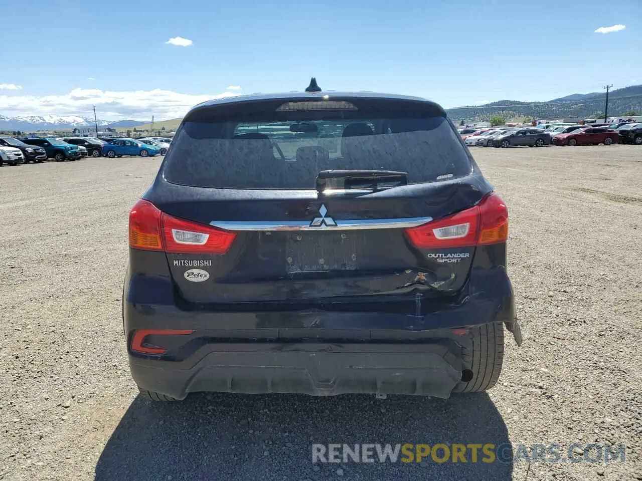 6 fotografías del automóvil dañado JA4AR3AU1KU007011 MITSUBISHI OUTLANDER 2019