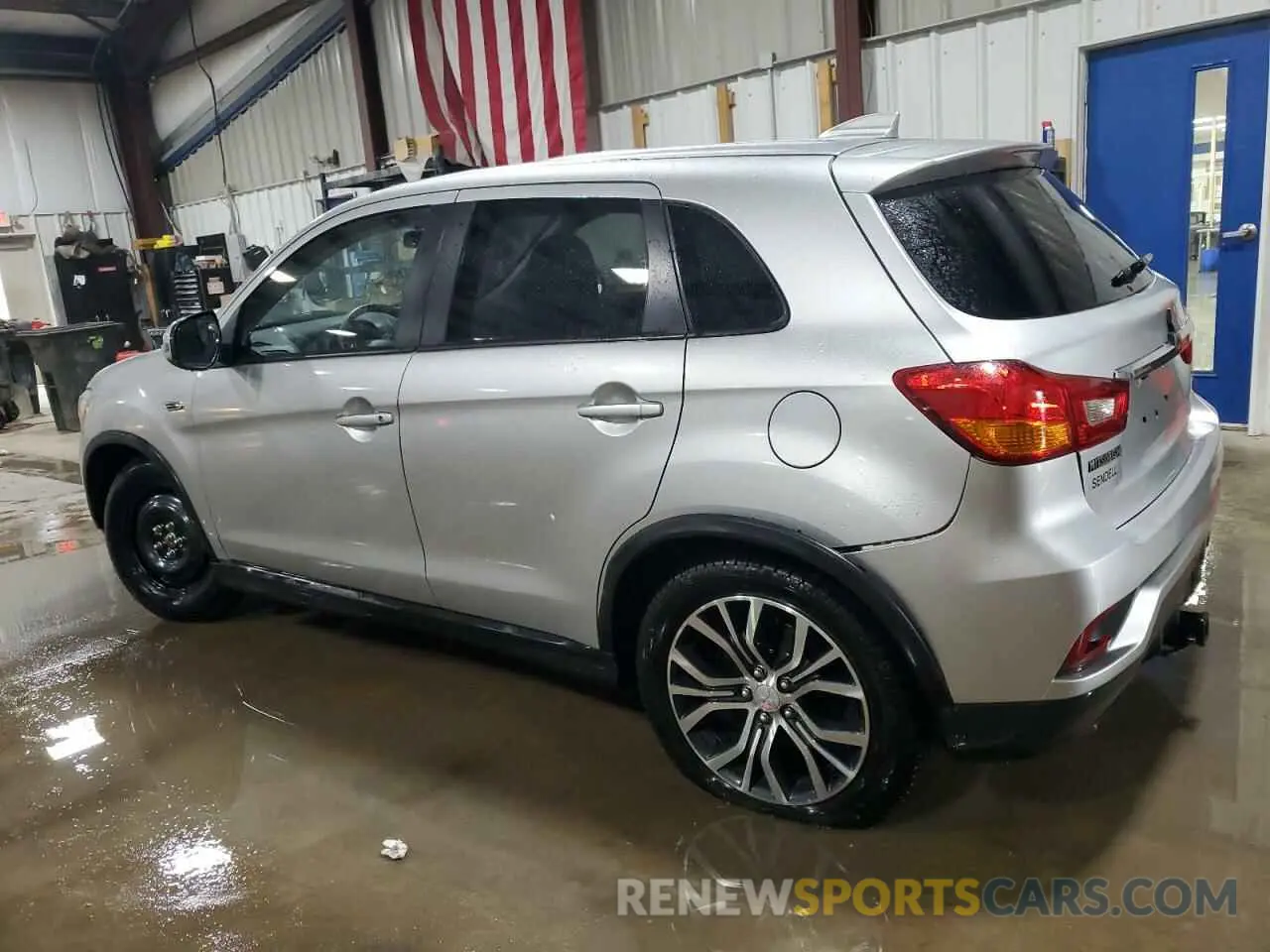 2 fotografías del automóvil dañado JA4AR3AU3KU020102 MITSUBISHI OUTLANDER 2019