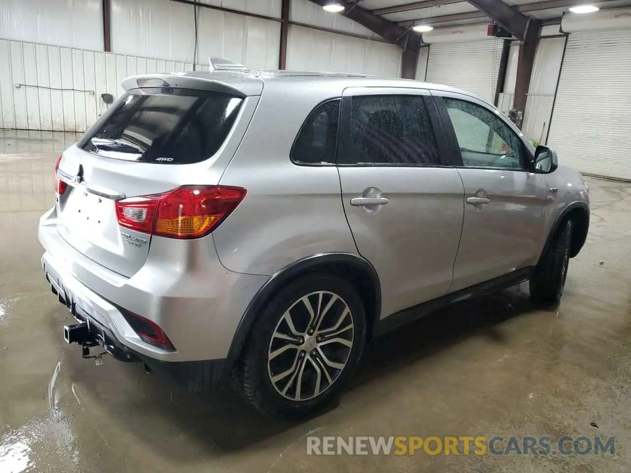 3 fotografías del automóvil dañado JA4AR3AU3KU020102 MITSUBISHI OUTLANDER 2019