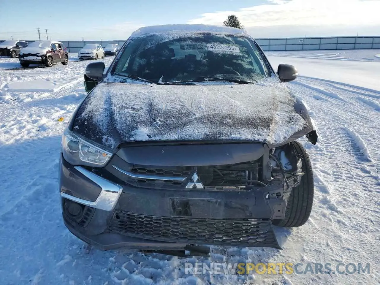 5 fotografías del automóvil dañado JA4AR3AU5KU005844 MITSUBISHI OUTLANDER 2019