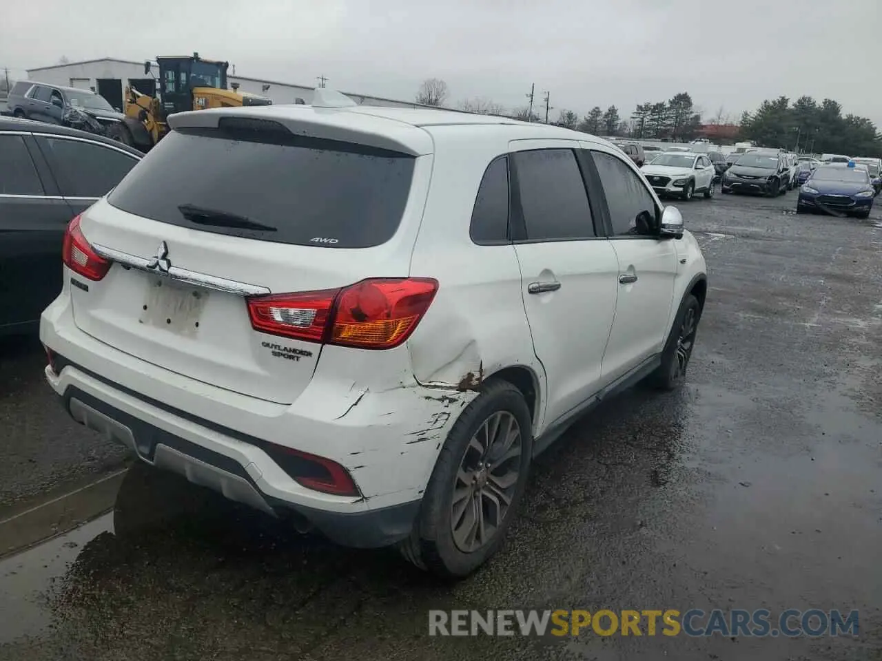 3 fotografías del automóvil dañado JA4AR3AU5KU031425 MITSUBISHI OUTLANDER 2019