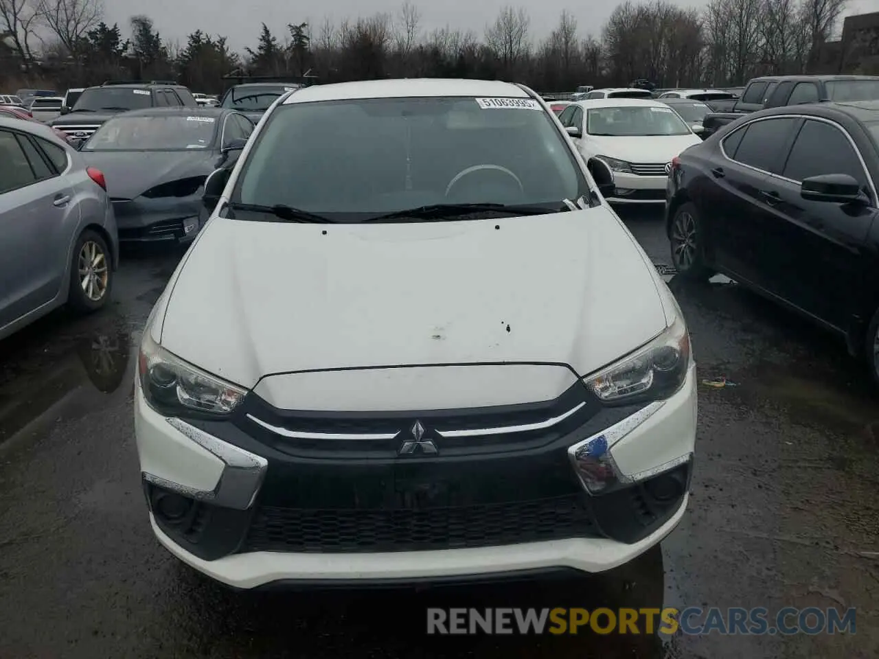 5 fotografías del automóvil dañado JA4AR3AU5KU031425 MITSUBISHI OUTLANDER 2019
