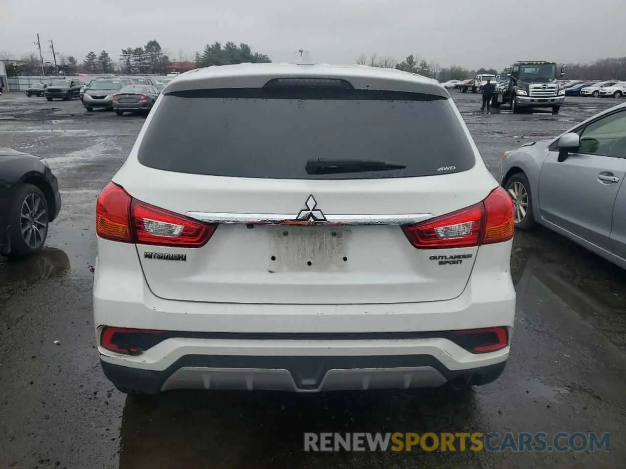 6 fotografías del automóvil dañado JA4AR3AU5KU031425 MITSUBISHI OUTLANDER 2019