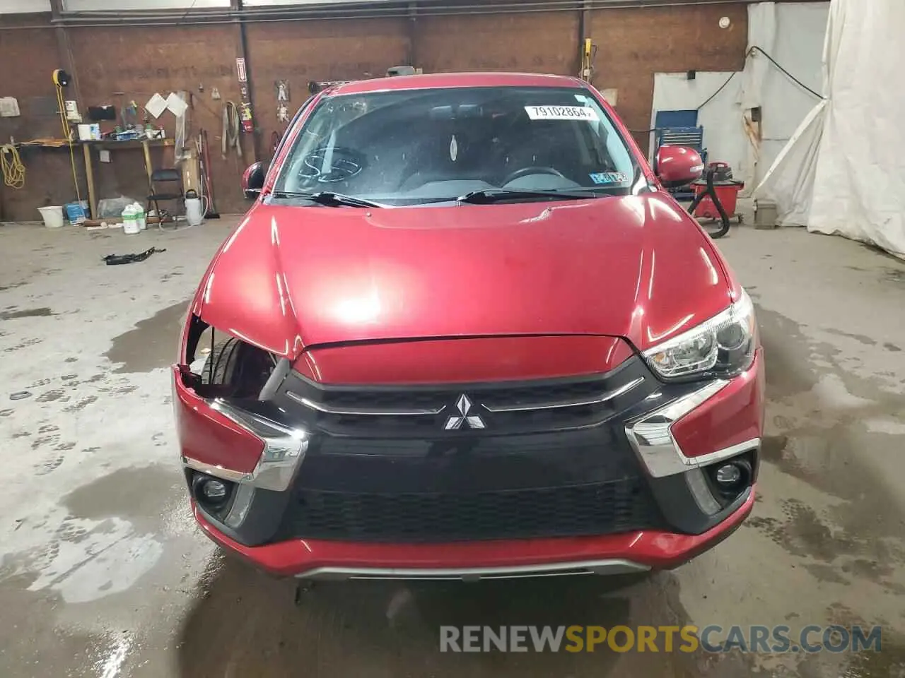 5 fotografías del automóvil dañado JA4AR3AU6KU028419 MITSUBISHI OUTLANDER 2019