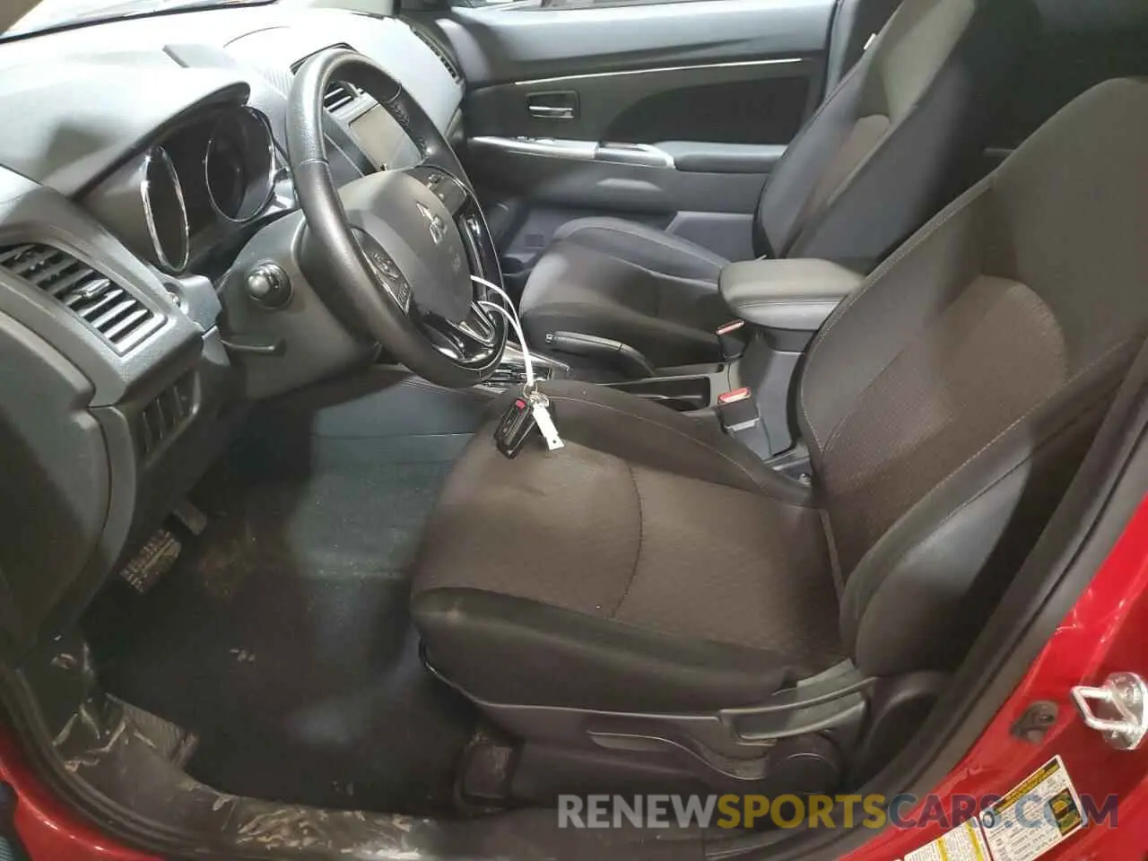 7 fotografías del automóvil dañado JA4AR3AU6KU028419 MITSUBISHI OUTLANDER 2019