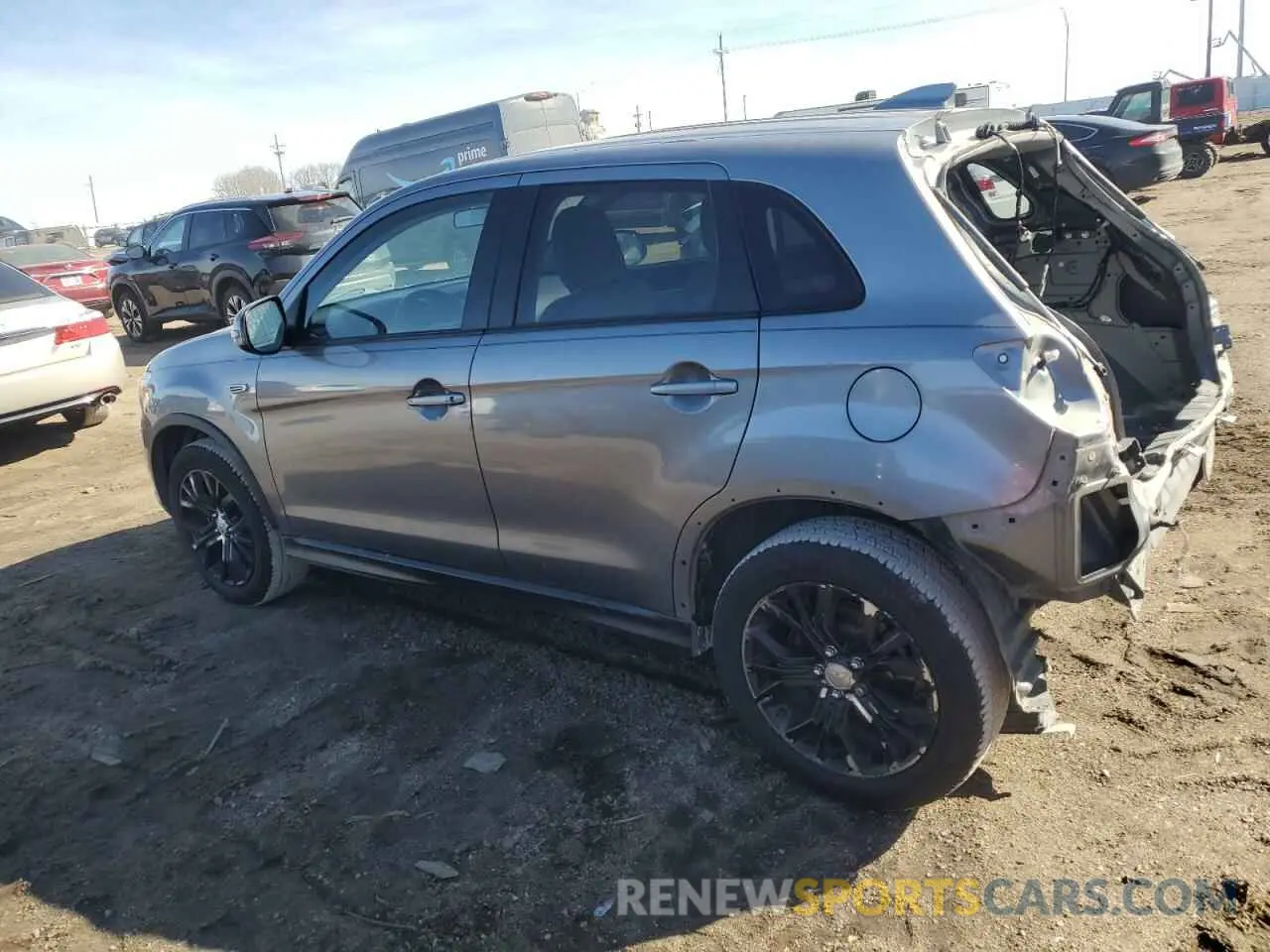 2 fotografías del automóvil dañado JA4AR3AU9KU004101 MITSUBISHI OUTLANDER 2019