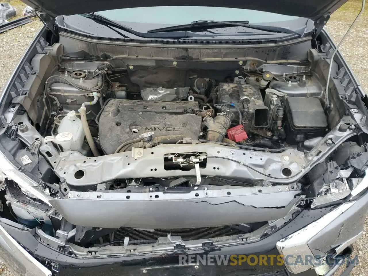 12 fotografías del automóvil dañado JA4AR3AUXKU019125 MITSUBISHI OUTLANDER 2019