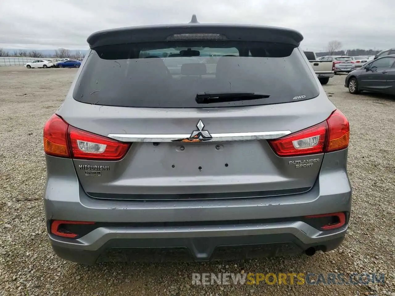 6 fotografías del automóvil dañado JA4AR3AUXKU019125 MITSUBISHI OUTLANDER 2019