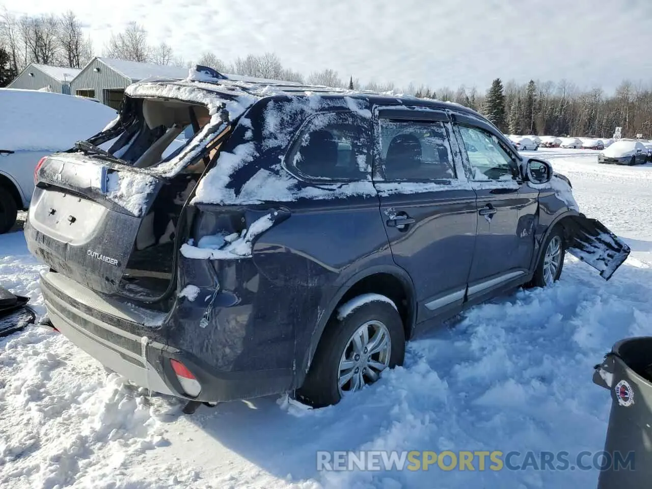 3 fotografías del automóvil dañado JA4AZ2A30KZ605661 MITSUBISHI OUTLANDER 2019