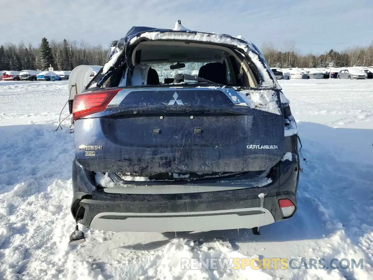 6 fotografías del automóvil dañado JA4AZ2A30KZ605661 MITSUBISHI OUTLANDER 2019