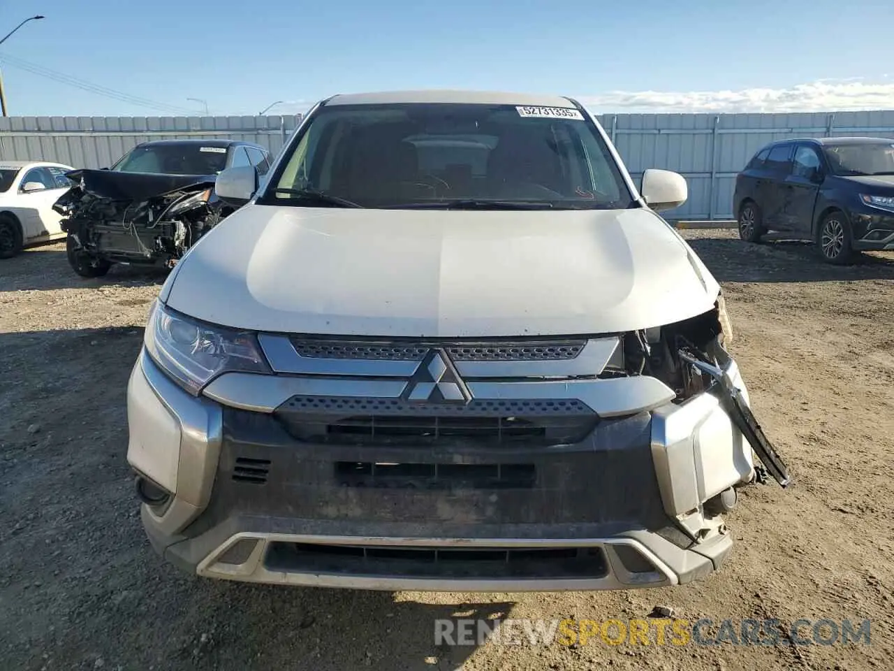 5 fotografías del automóvil dañado JA4AZ2A37KZ606743 MITSUBISHI OUTLANDER 2019