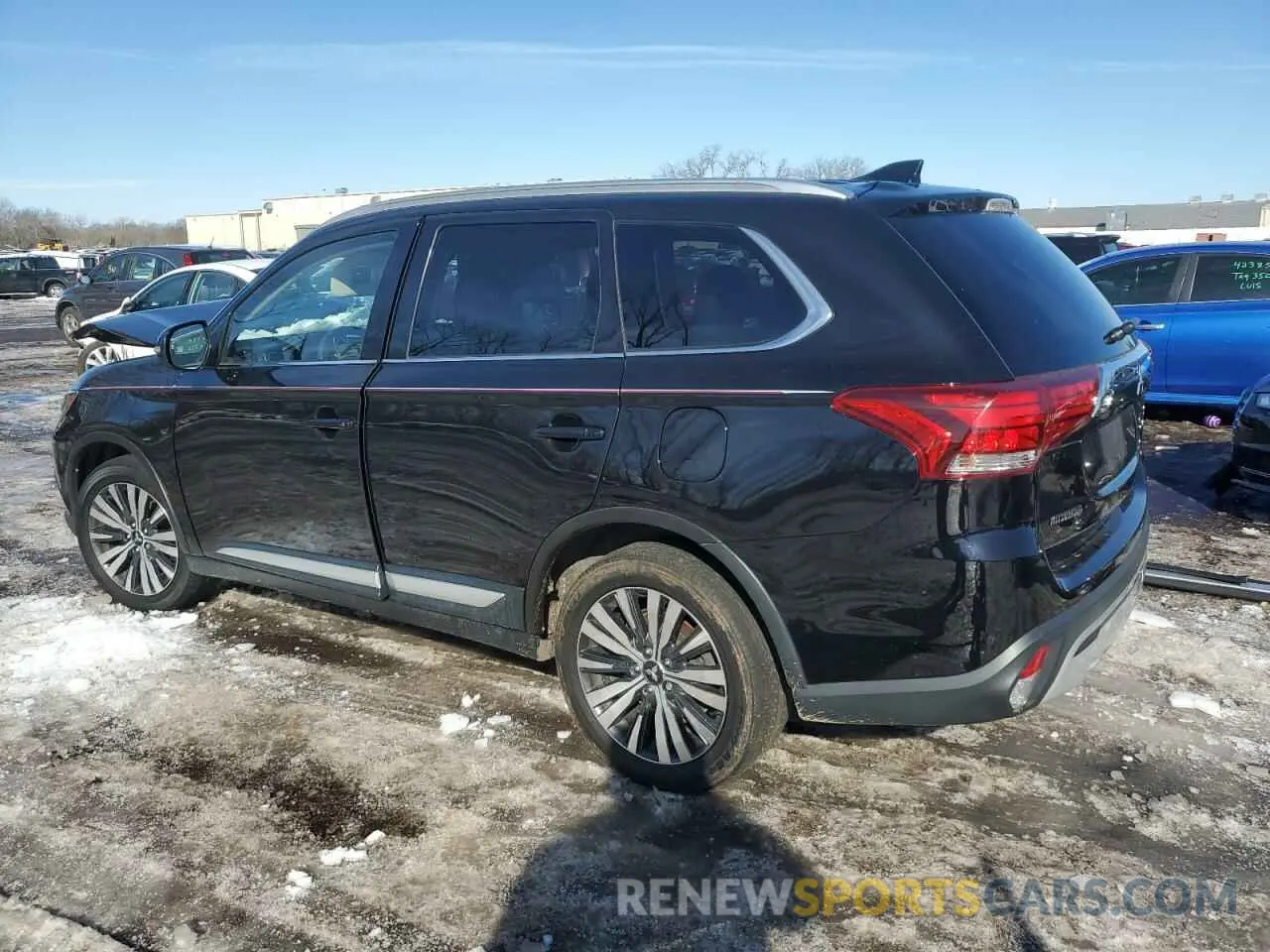 2 fotografías del automóvil dañado JA4AZ3A30KZ038213 MITSUBISHI OUTLANDER 2019