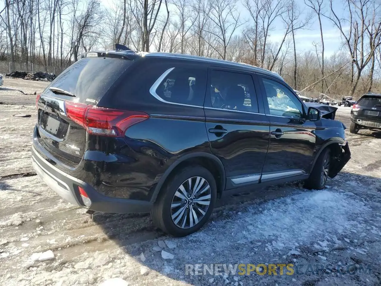 3 fotografías del automóvil dañado JA4AZ3A30KZ038213 MITSUBISHI OUTLANDER 2019