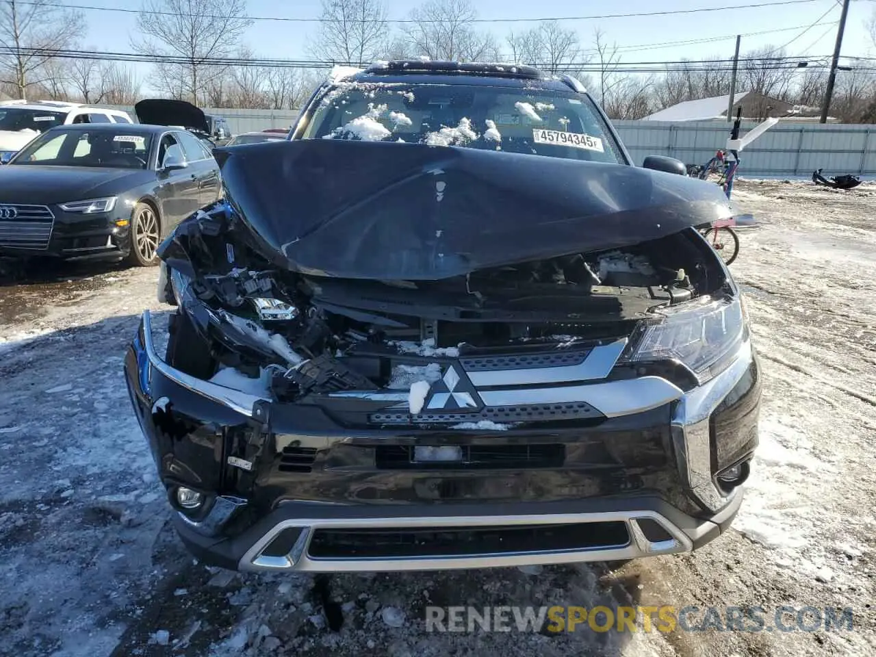 5 fotografías del automóvil dañado JA4AZ3A30KZ038213 MITSUBISHI OUTLANDER 2019