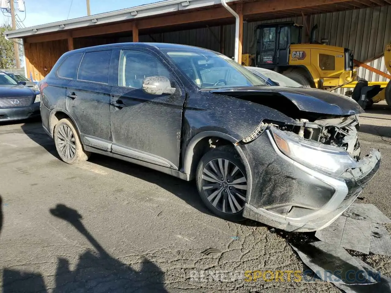 4 fotografías del automóvil dañado JA4AZ3A30KZ049129 MITSUBISHI OUTLANDER 2019