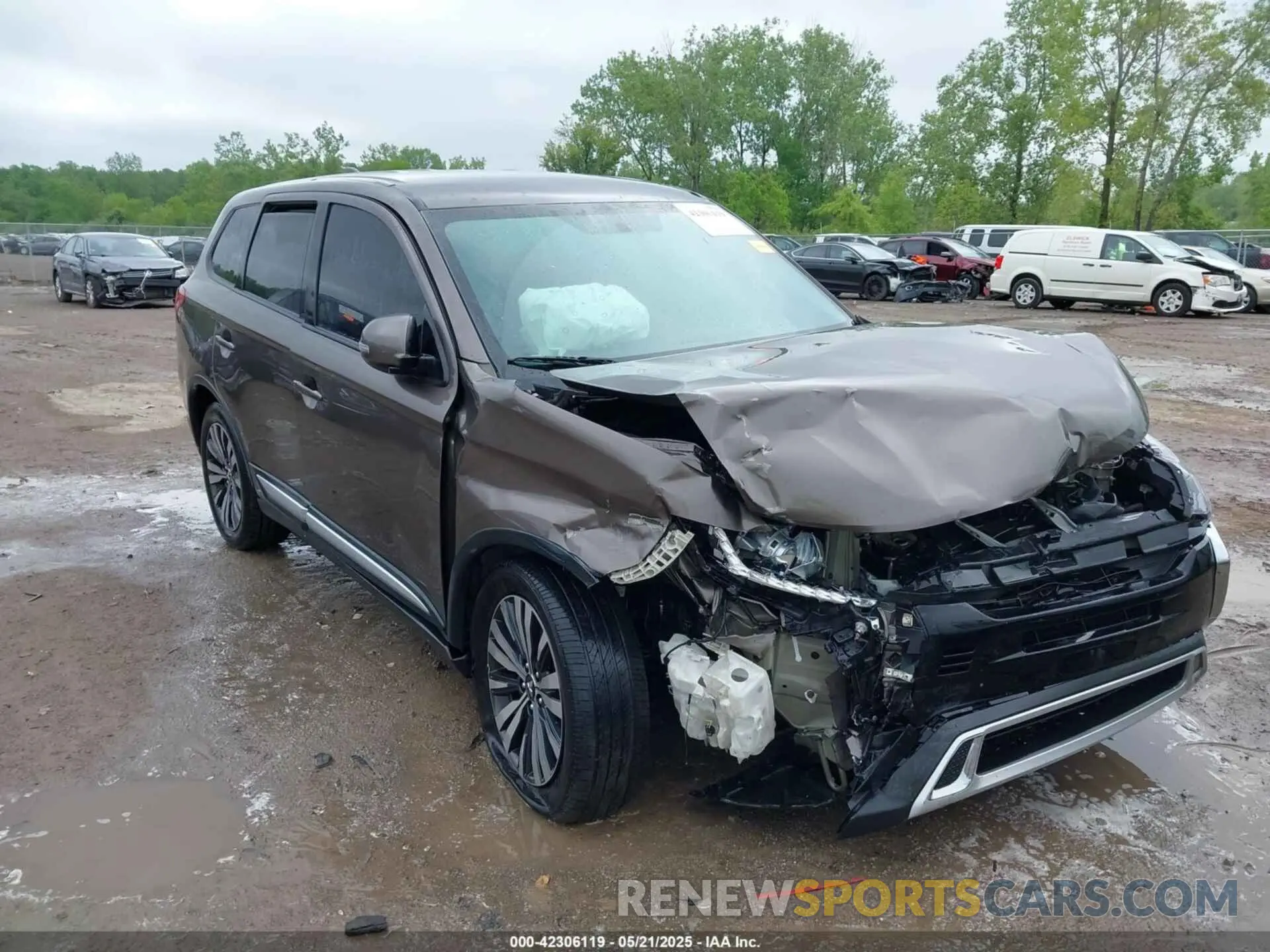 1 fotografías del automóvil dañado JA4AZ3A31KZ043372 MITSUBISHI OUTLANDER 2019