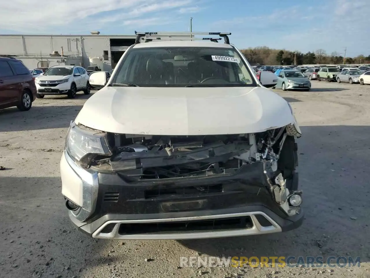 5 fotografías del automóvil dañado JA4AZ3A32KZ005438 MITSUBISHI OUTLANDER 2019