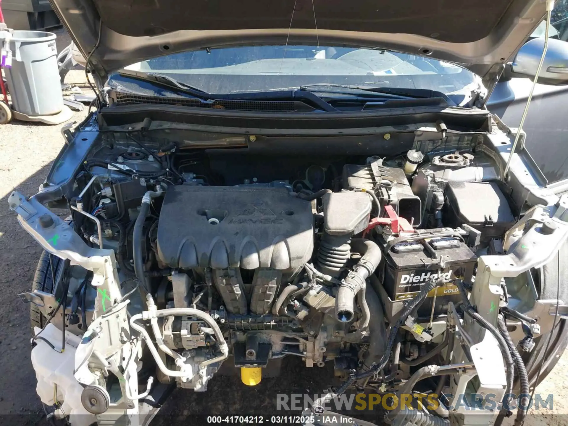 10 fotografías del automóvil dañado JA4AZ3A32KZ023910 MITSUBISHI OUTLANDER 2019