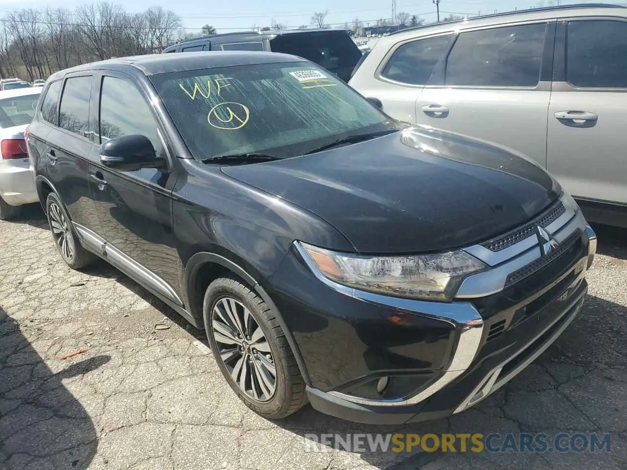 4 fotografías del automóvil dañado JA4AZ3A32KZ042876 MITSUBISHI OUTLANDER 2019