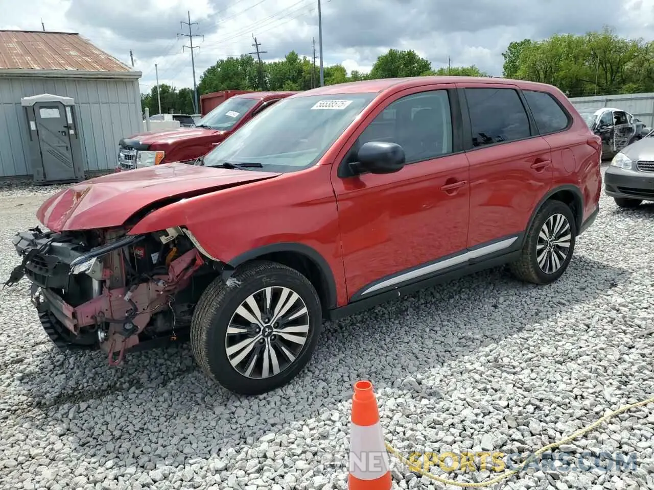 1 fotografías del automóvil dañado JA4AZ3A33KZ008042 MITSUBISHI OUTLANDER 2019