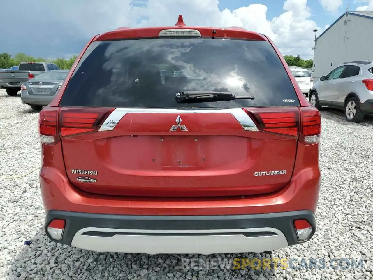 6 fotografías del automóvil dañado JA4AZ3A33KZ008042 MITSUBISHI OUTLANDER 2019