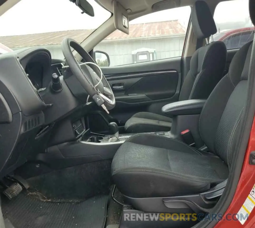 7 fotografías del automóvil dañado JA4AZ3A33KZ008042 MITSUBISHI OUTLANDER 2019