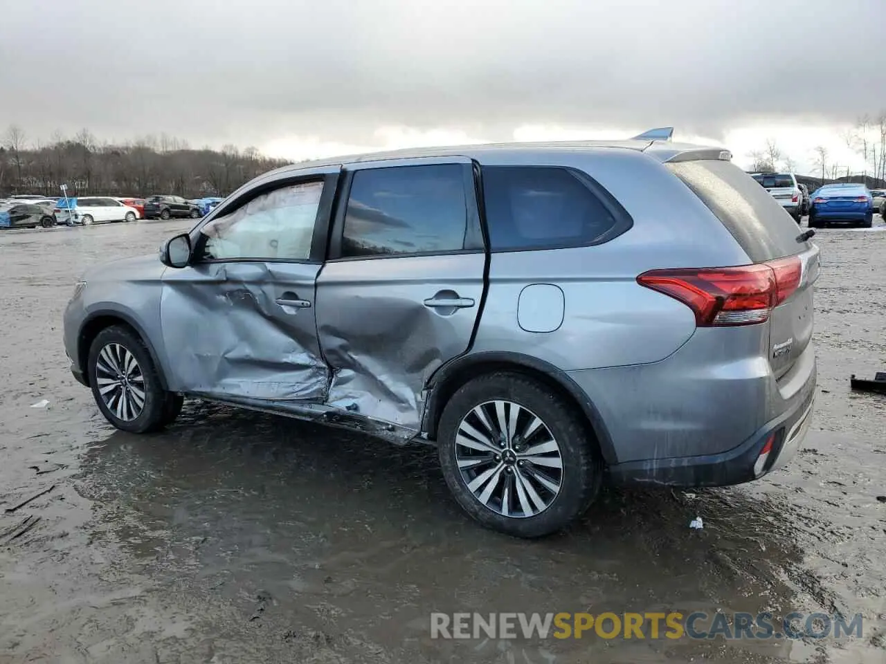 2 fotografías del automóvil dañado JA4AZ3A33KZ049822 MITSUBISHI OUTLANDER 2019