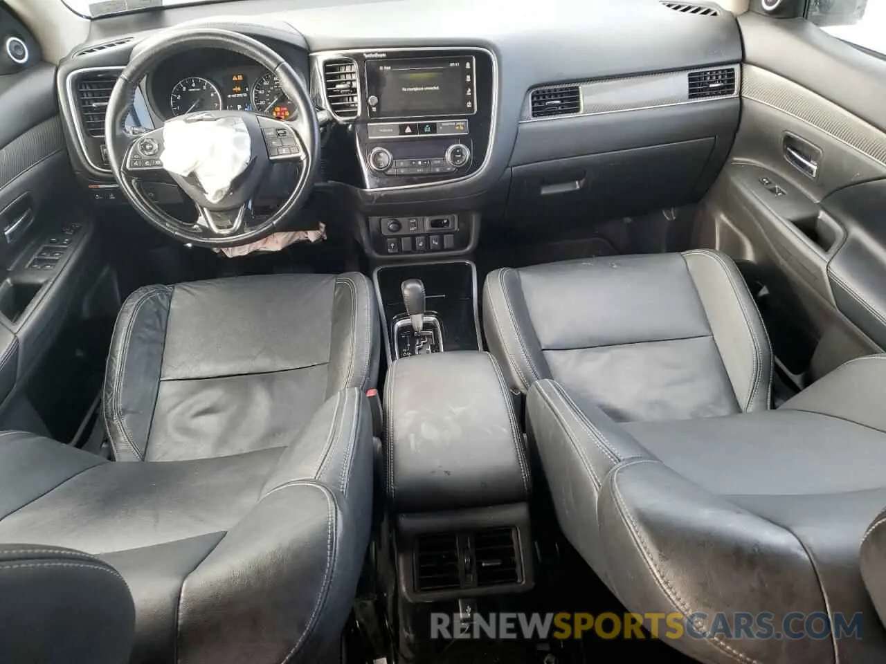 8 fotografías del automóvil dañado JA4AZ3A34KZ048291 MITSUBISHI OUTLANDER 2019
