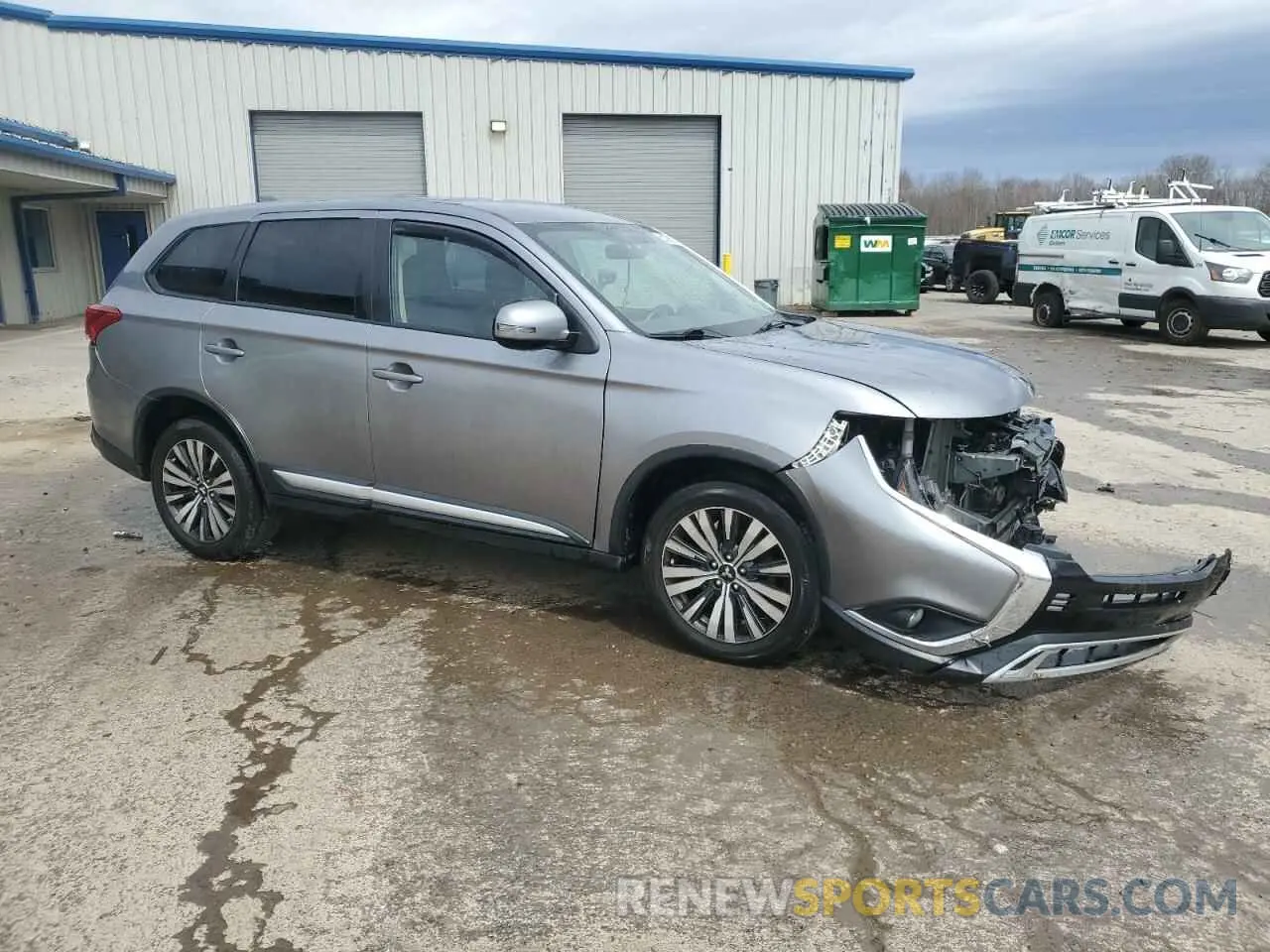 4 fotografías del automóvil dañado JA4AZ3A37KZ045479 MITSUBISHI OUTLANDER 2019