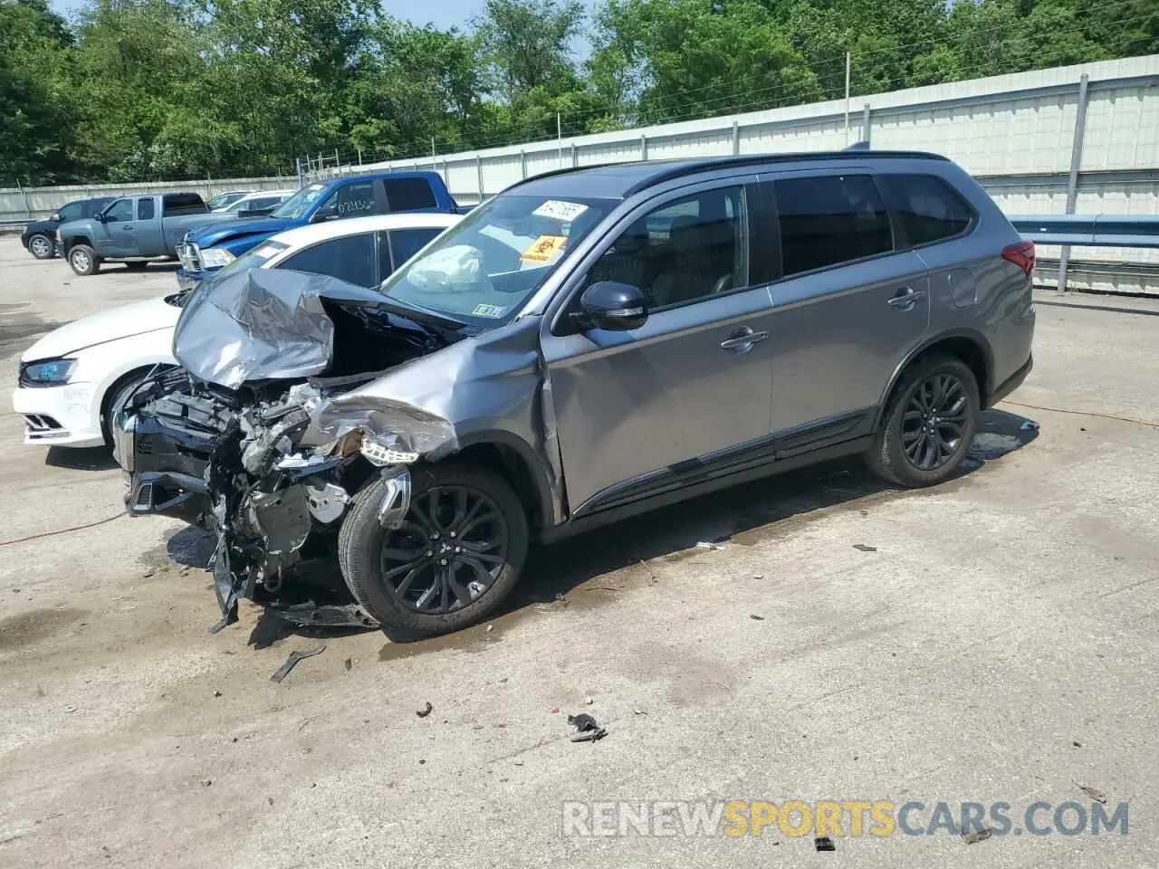 1 fotografías del automóvil dañado JA4AZ3A38KZ025175 MITSUBISHI OUTLANDER 2019