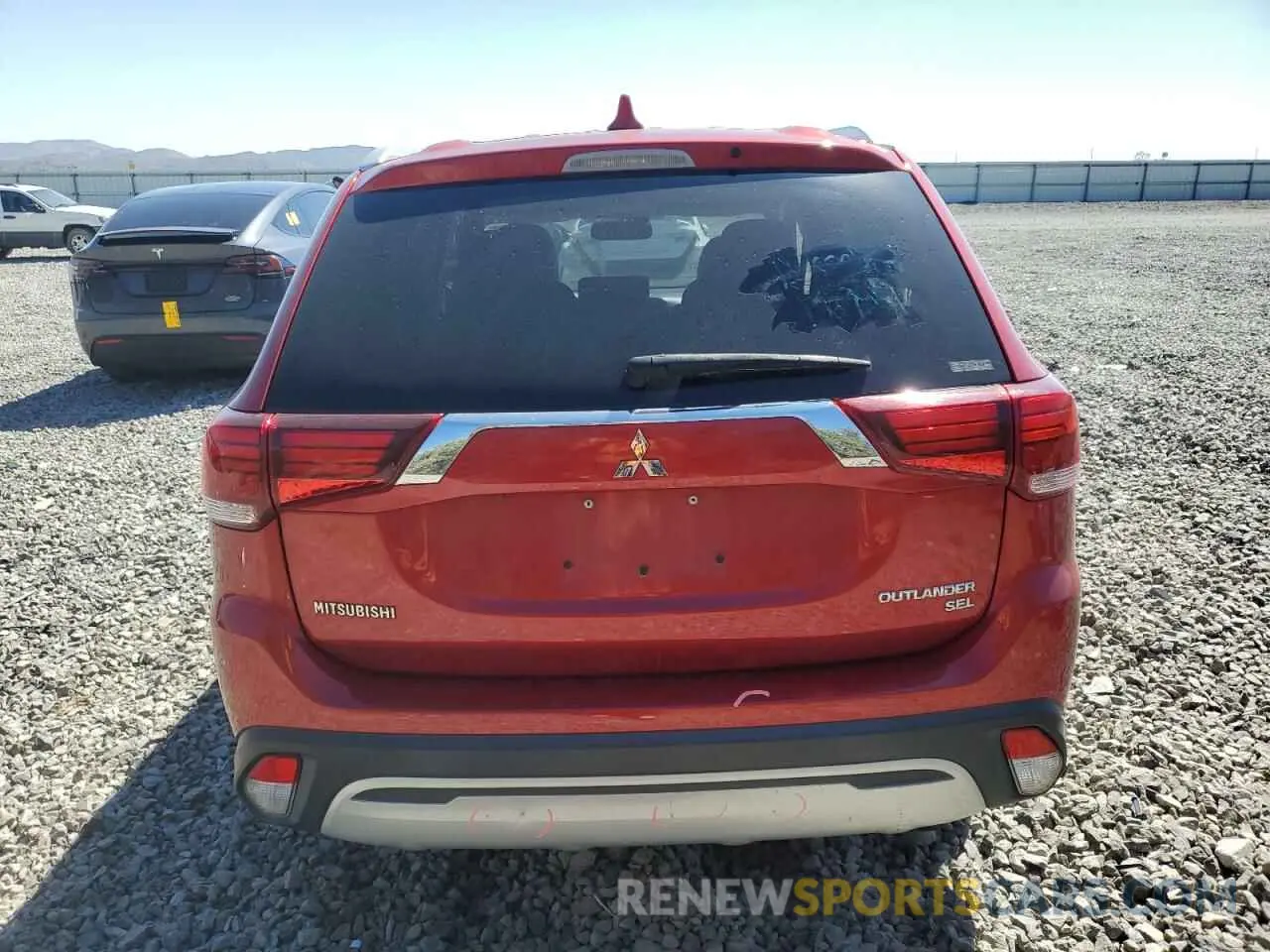 6 fotografías del automóvil dañado JA4AZ3A38KZ040906 MITSUBISHI OUTLANDER 2019