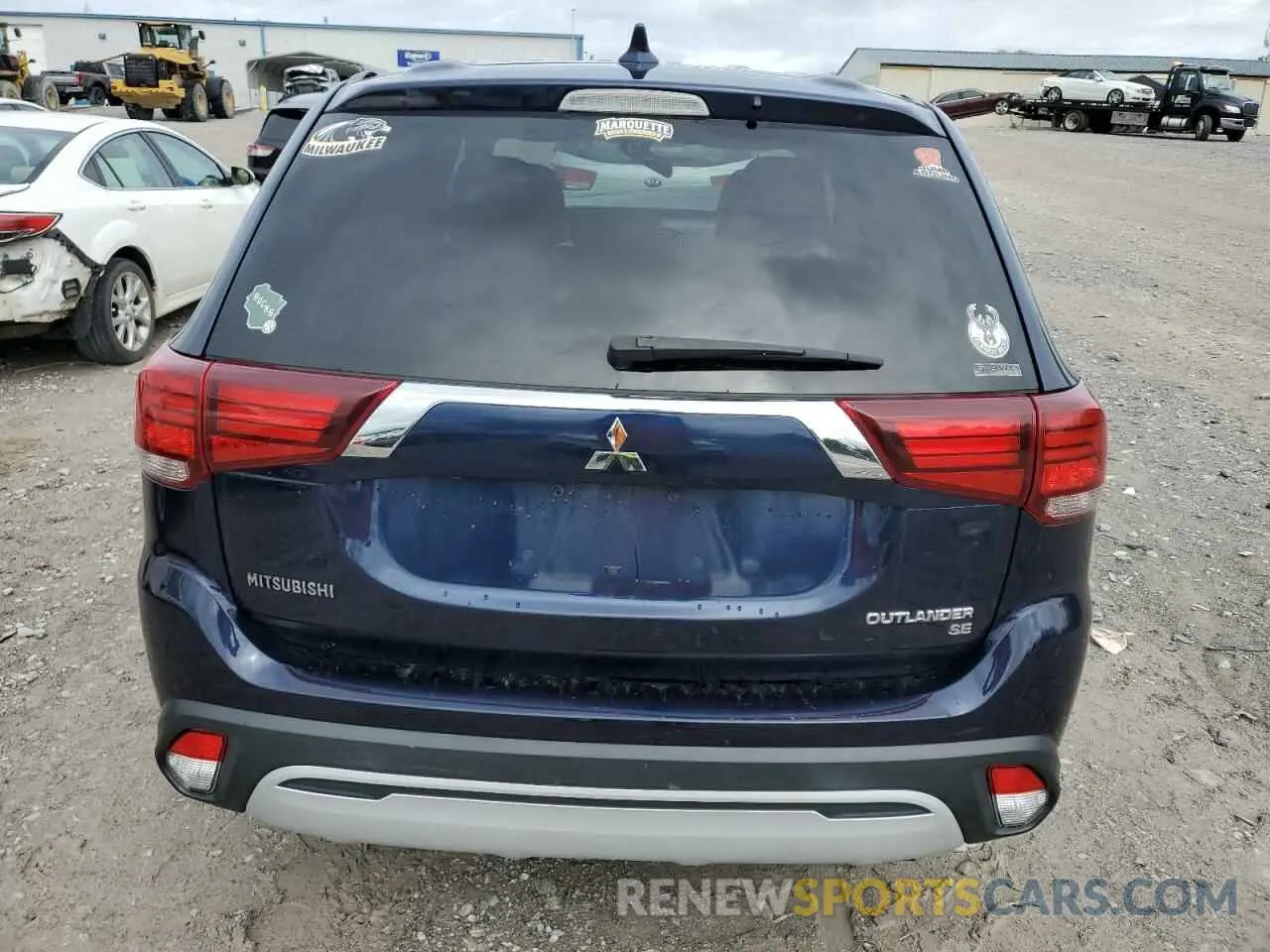 6 fotografías del automóvil dañado JA4AZ3A39KZ044060 MITSUBISHI OUTLANDER 2019