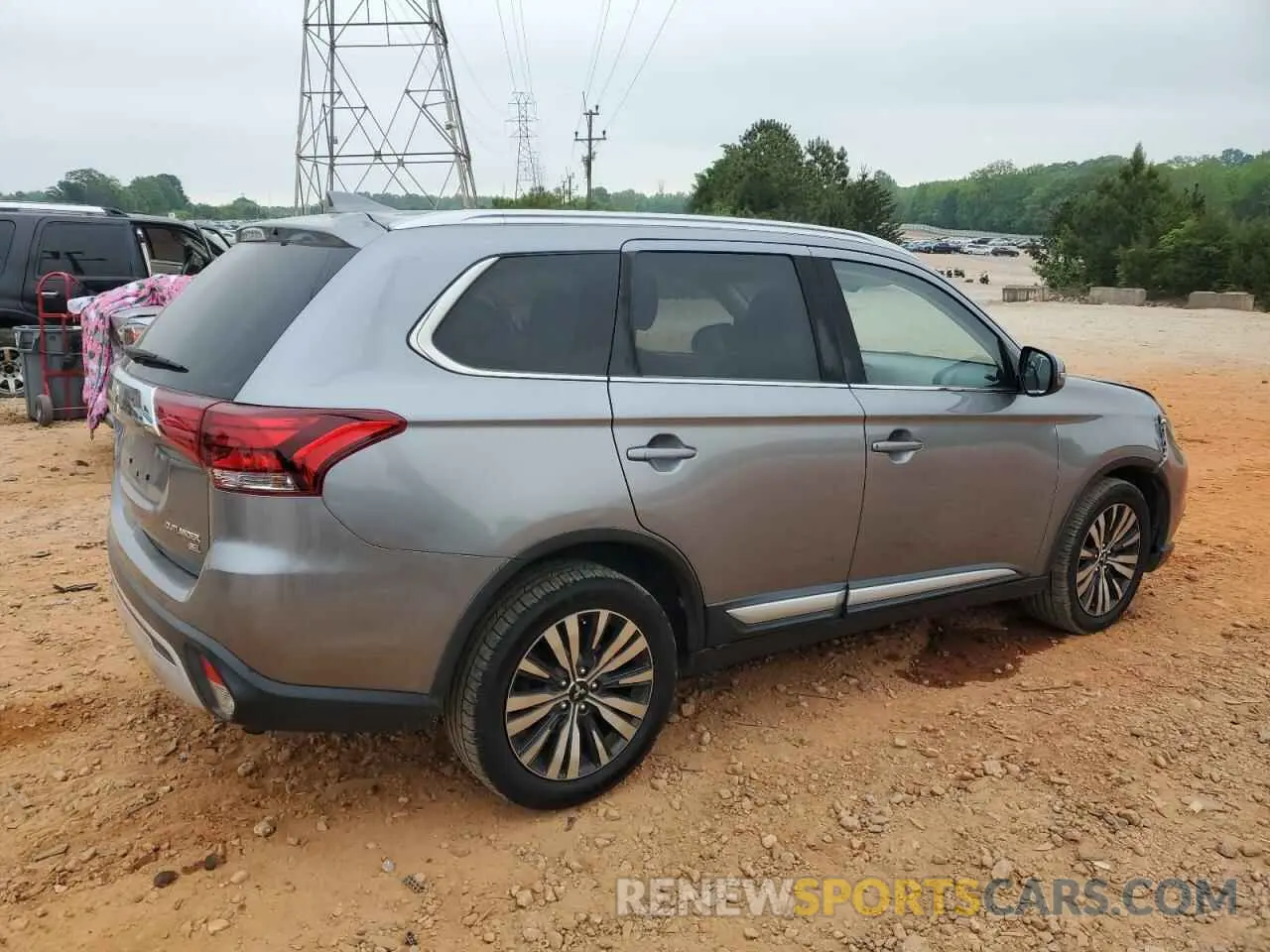 3 fotografías del automóvil dañado JA4AZ3A3XKZ020754 MITSUBISHI OUTLANDER 2019