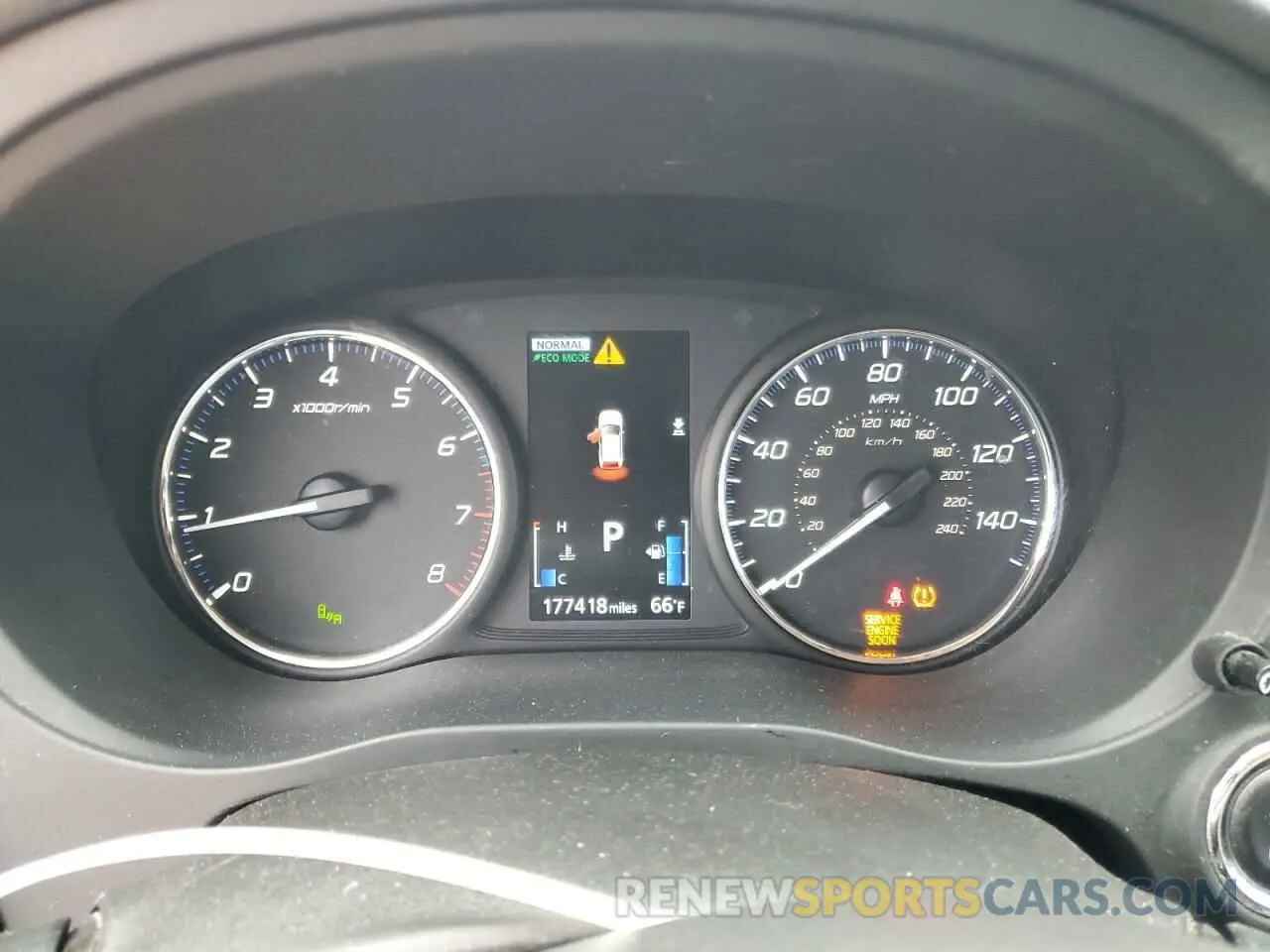 9 fotografías del automóvil dañado JA4AZ3A3XKZ020754 MITSUBISHI OUTLANDER 2019