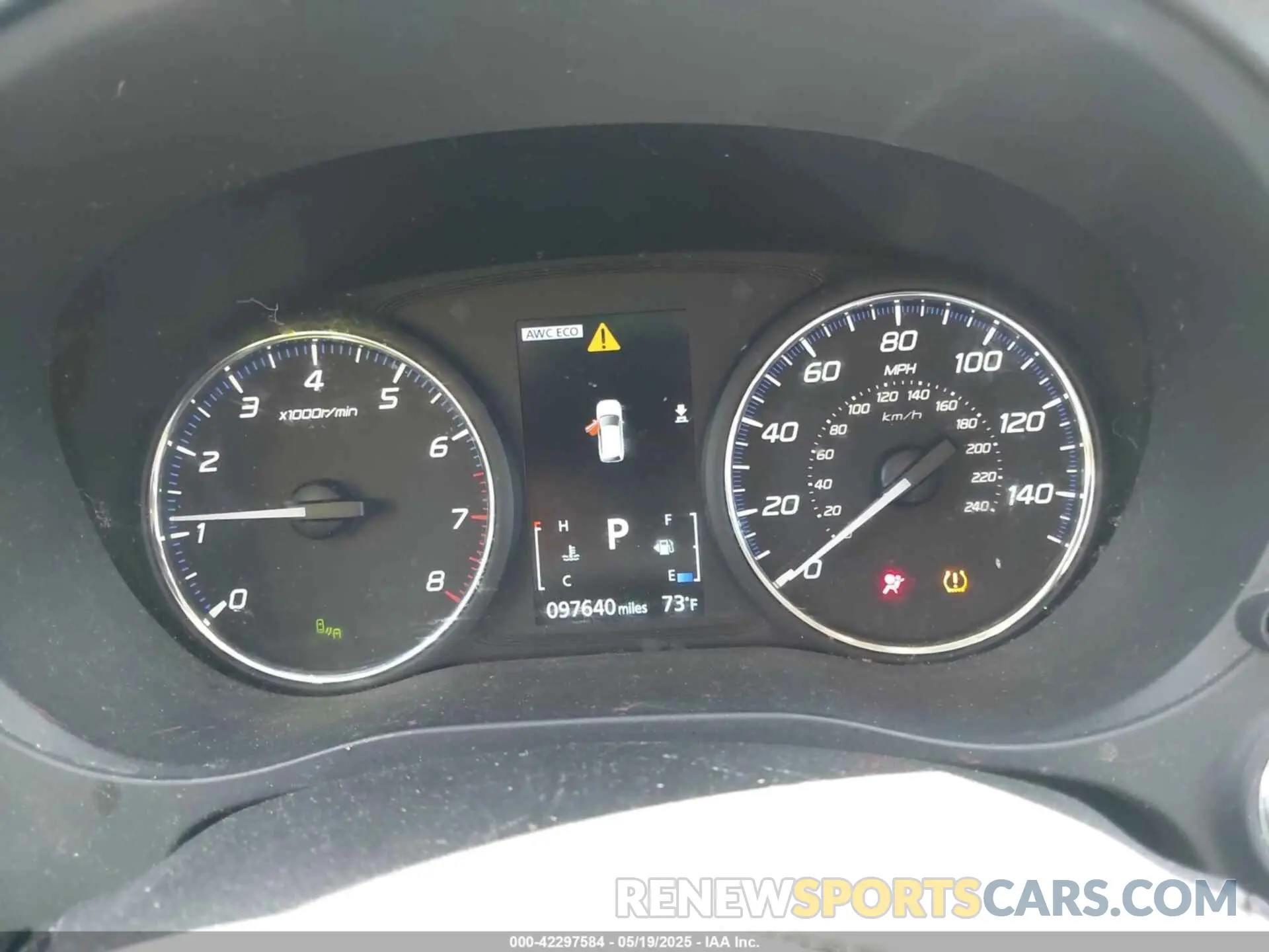 7 fotografías del automóvil dañado JA4AZ3A3XKZ036453 MITSUBISHI OUTLANDER 2019