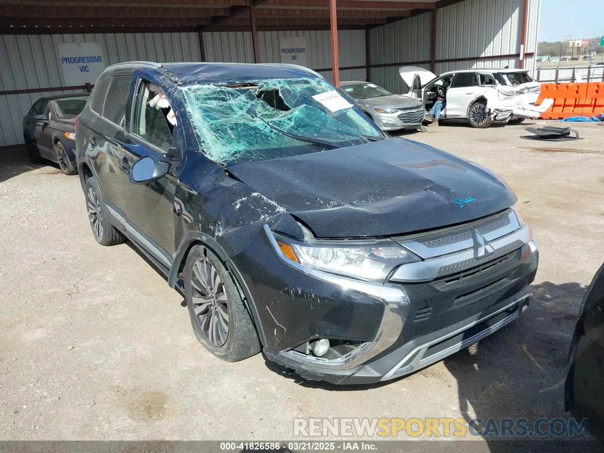 1 fotografías del automóvil dañado JA4AZ3A3XKZ041541 MITSUBISHI OUTLANDER 2019