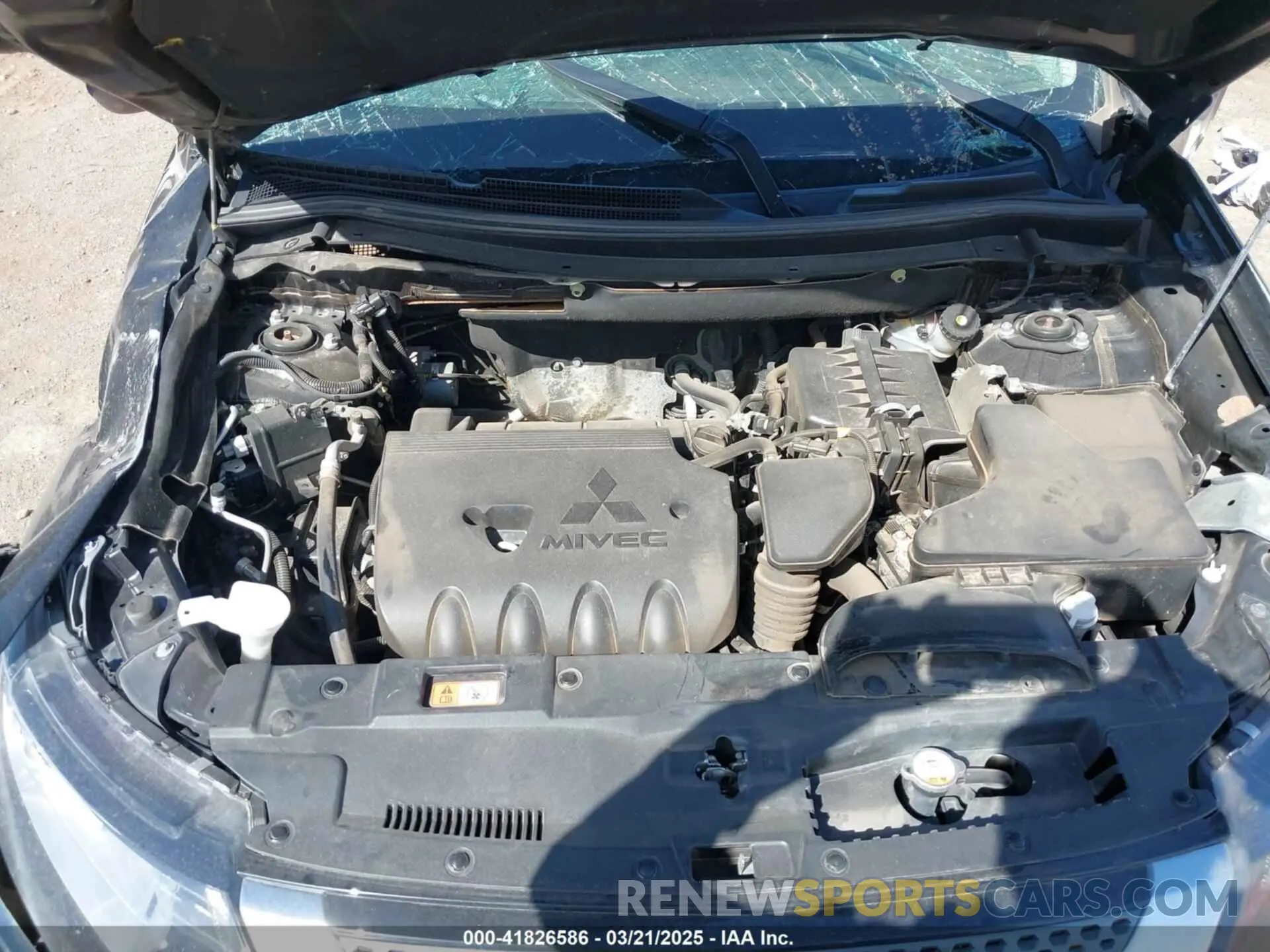 10 fotografías del automóvil dañado JA4AZ3A3XKZ041541 MITSUBISHI OUTLANDER 2019