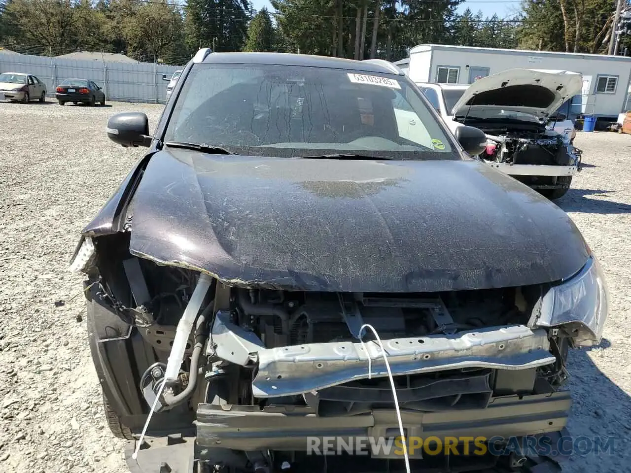 5 fotografías del automóvil dañado JA4J24A50KZ049563 MITSUBISHI OUTLANDER 2019