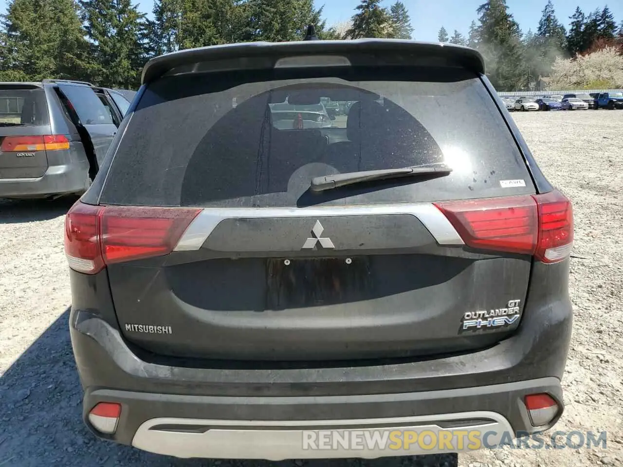 6 fotografías del automóvil dañado JA4J24A50KZ049563 MITSUBISHI OUTLANDER 2019