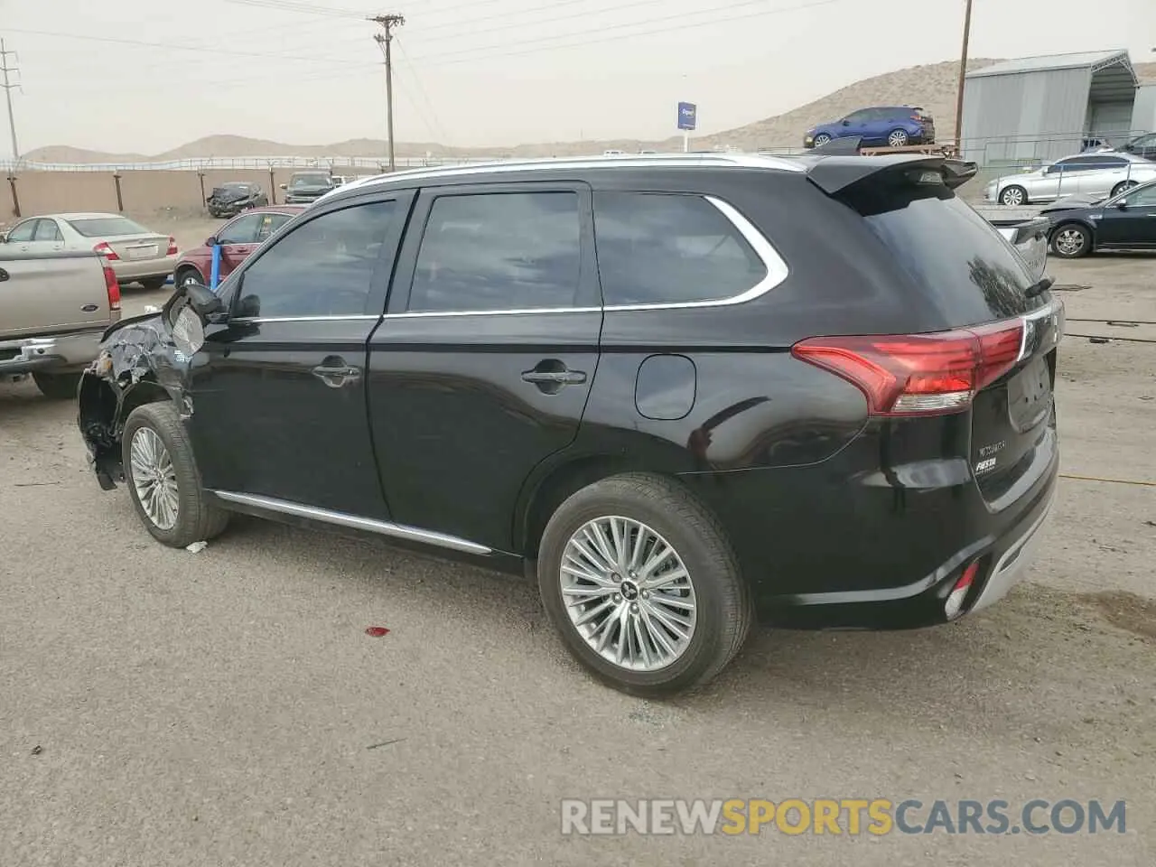 2 fotografías del automóvil dañado JA4J24A53KZ052294 MITSUBISHI OUTLANDER 2019