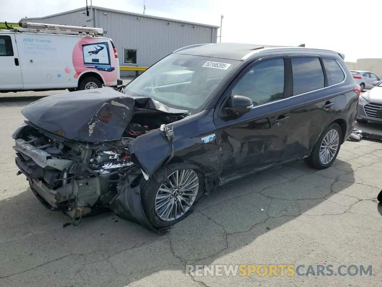 1 fotografías del automóvil dañado JA4J24A5XKZ051093 MITSUBISHI OUTLANDER 2019