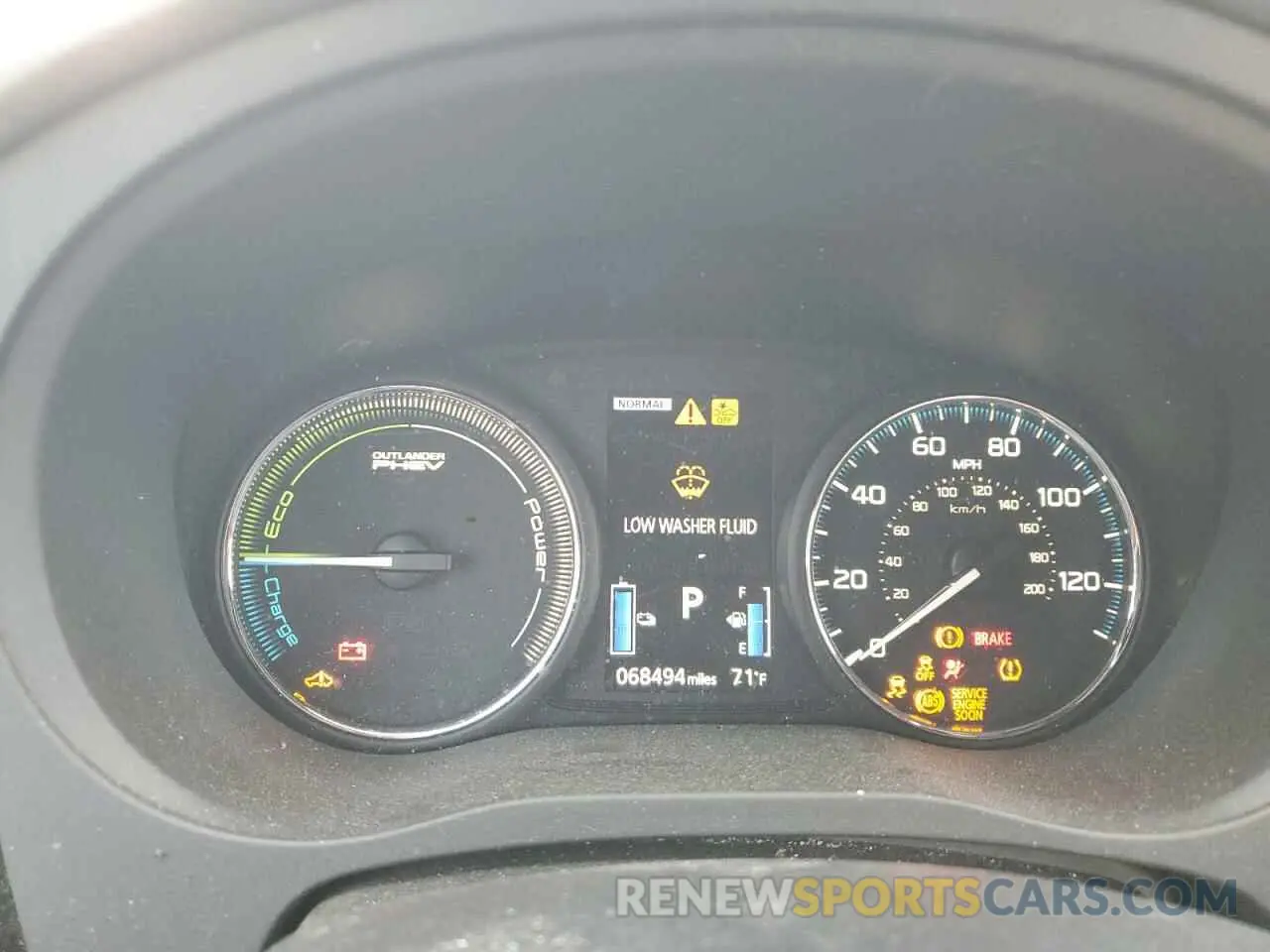 9 fotografías del automóvil dañado JA4J24A5XKZ051093 MITSUBISHI OUTLANDER 2019