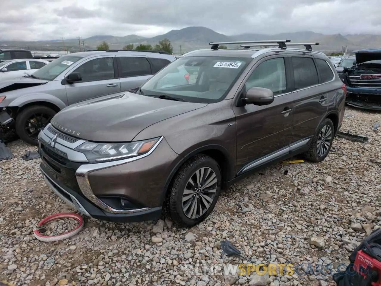1 fotografías del automóvil dañado JA4JZ4AX6KZ009811 MITSUBISHI OUTLANDER 2019