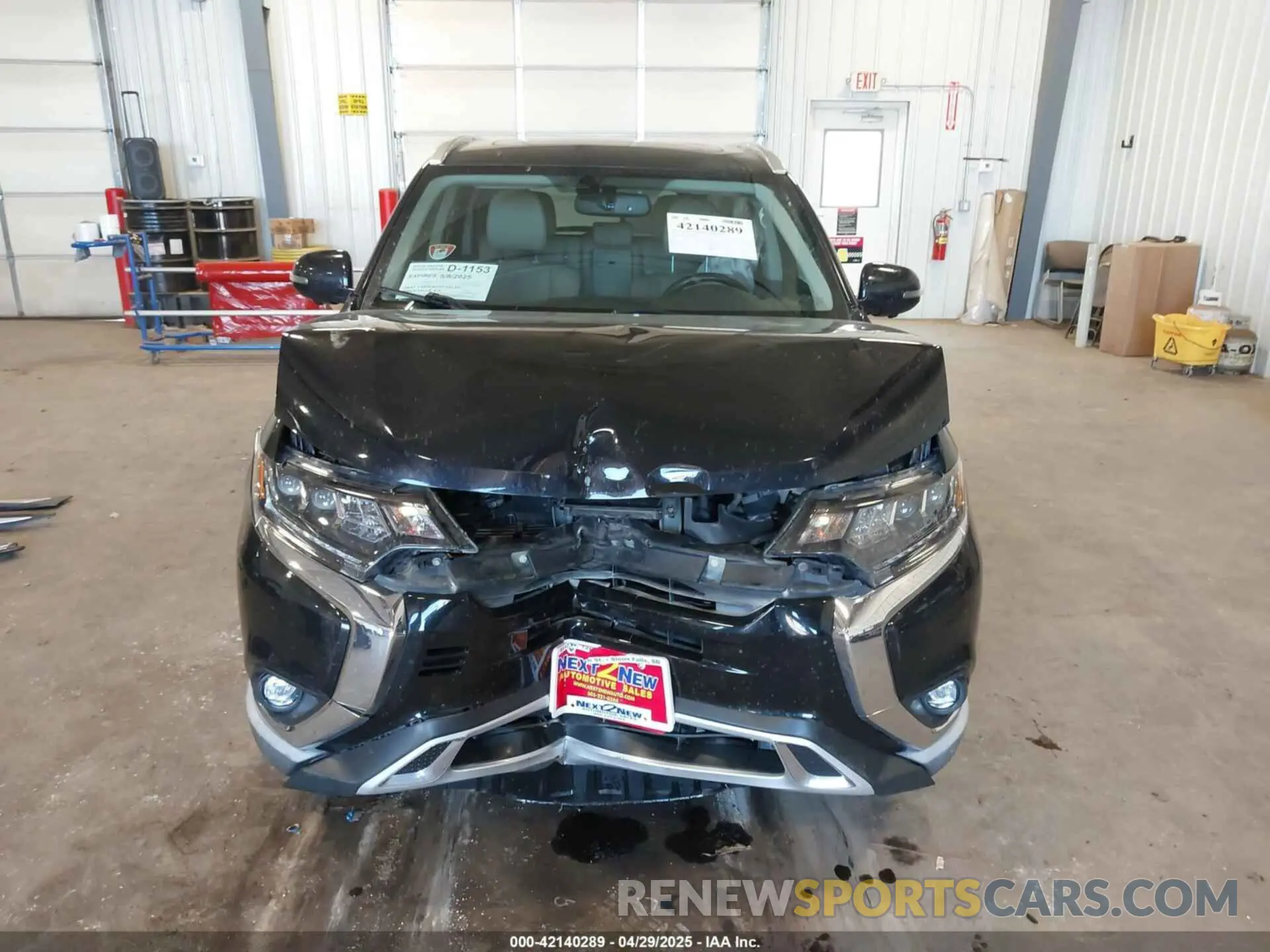 13 fotografías del automóvil dañado JA4JZ4AX8KZ010667 MITSUBISHI OUTLANDER 2019