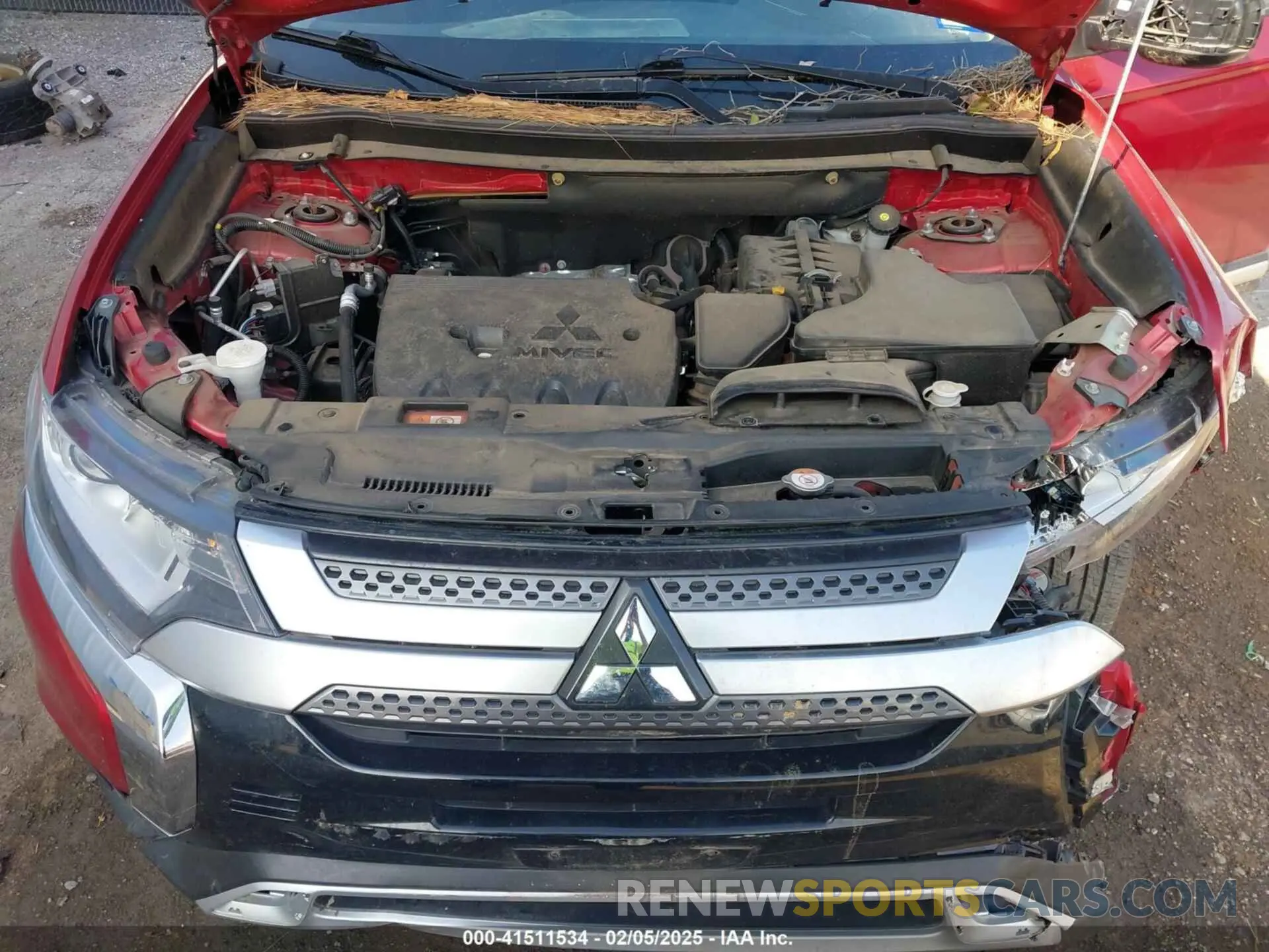 10 fotografías del automóvil dañado JA4AD2A32LZ040023 MITSUBISHI OUTLANDER 2020