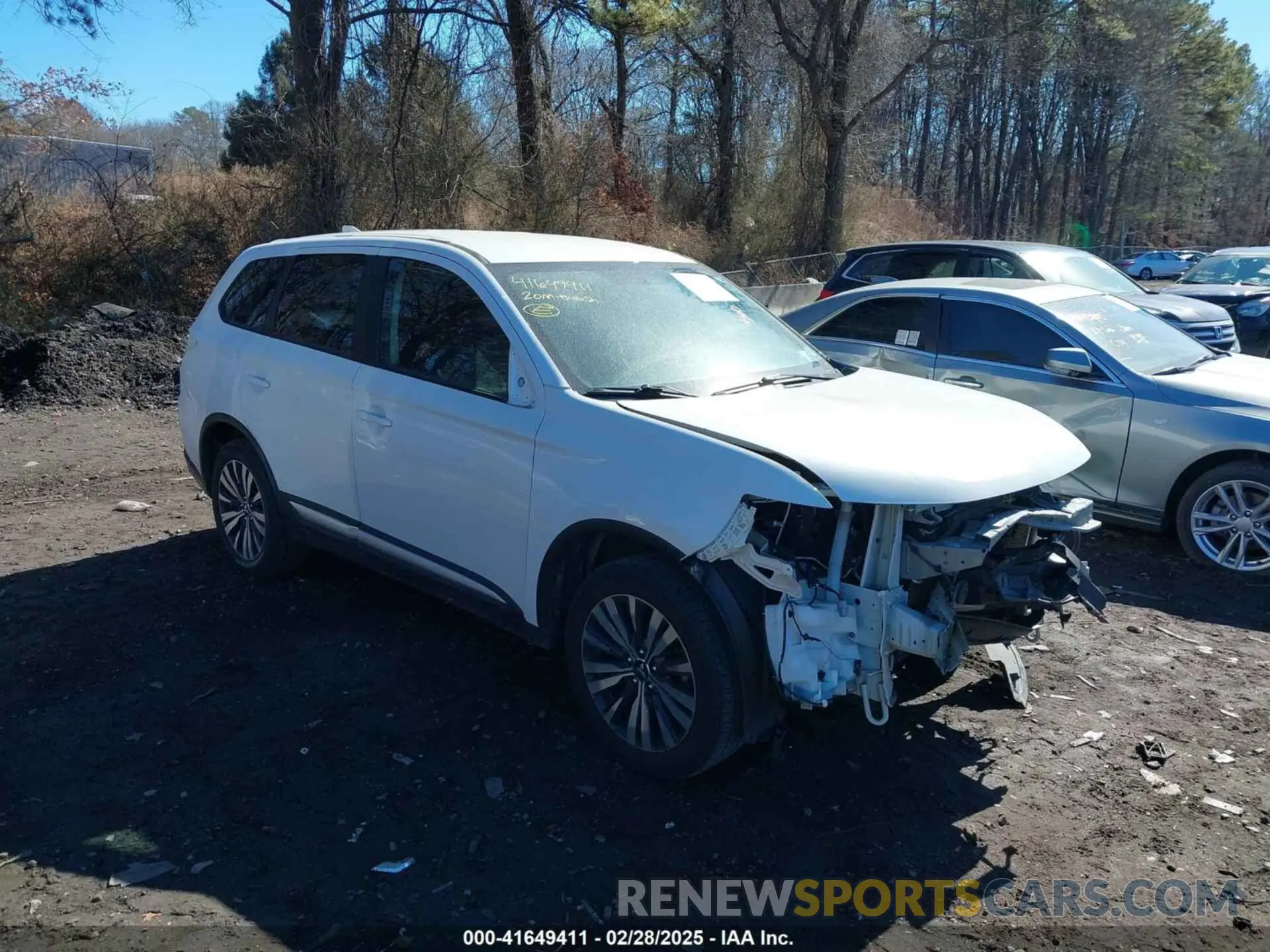 1 fotografías del automóvil dañado JA4AD2A33LZ044887 MITSUBISHI OUTLANDER 2020