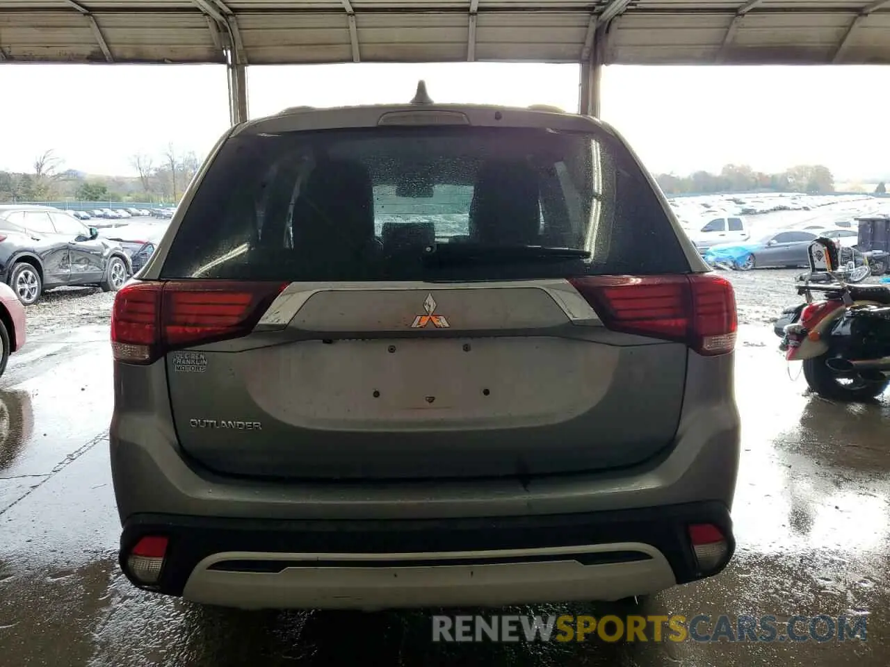 6 fotografías del automóvil dañado JA4AD2A37LZ047839 MITSUBISHI OUTLANDER 2020