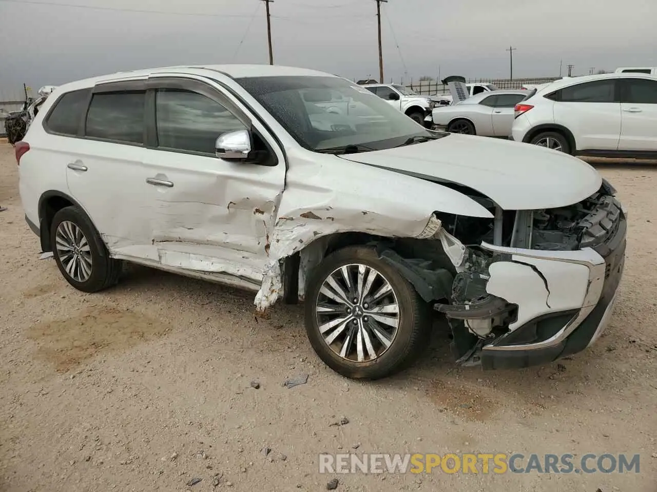 4 fotografías del automóvil dañado JA4AD2A3XLZ037760 MITSUBISHI OUTLANDER 2020