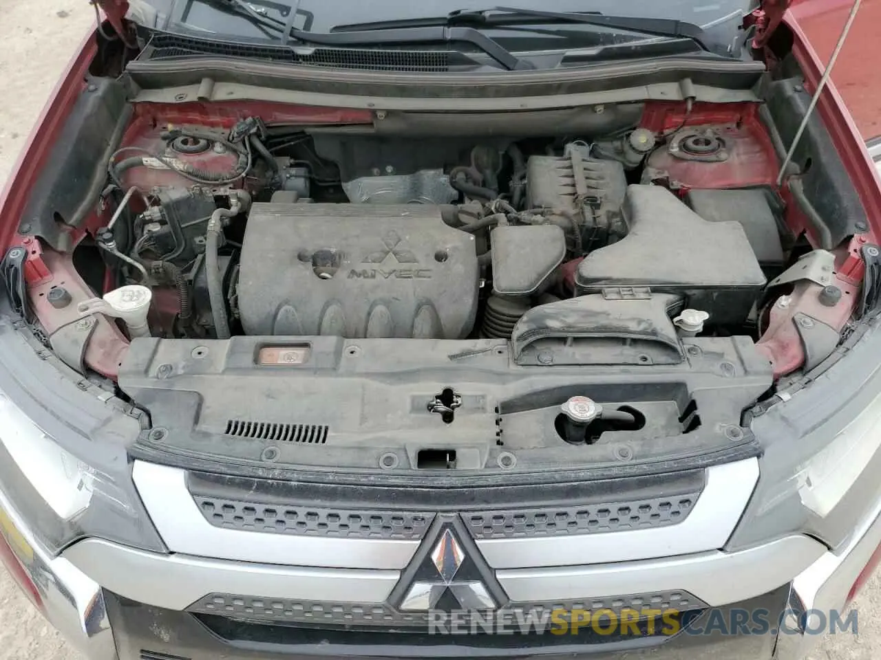 12 fotografías del automóvil dañado JA4AD3A38LZ005329 MITSUBISHI OUTLANDER 2020