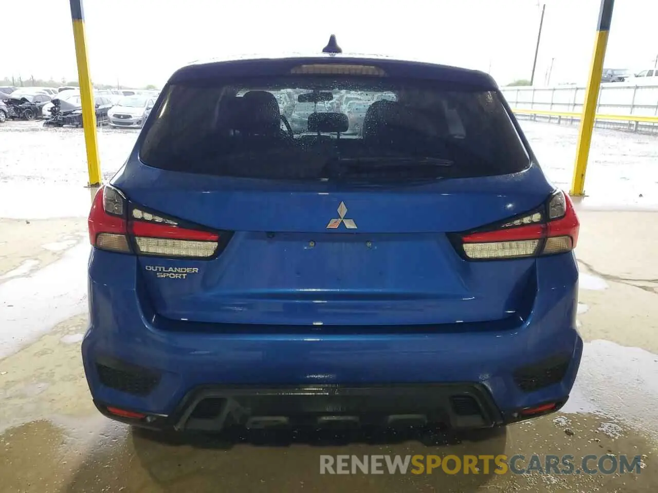 6 fotografías del automóvil dañado JA4AP3AU0LU007654 MITSUBISHI OUTLANDER 2020